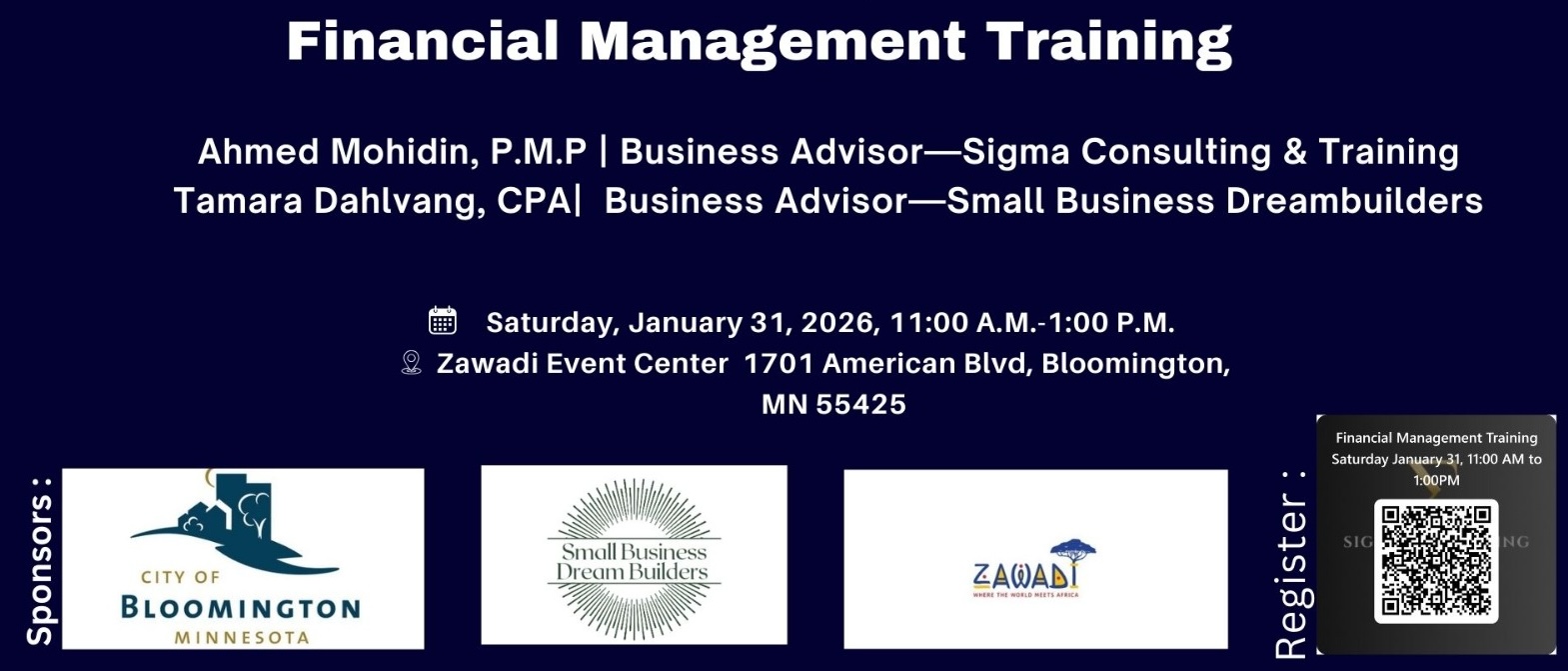 Financial Management Training poster
